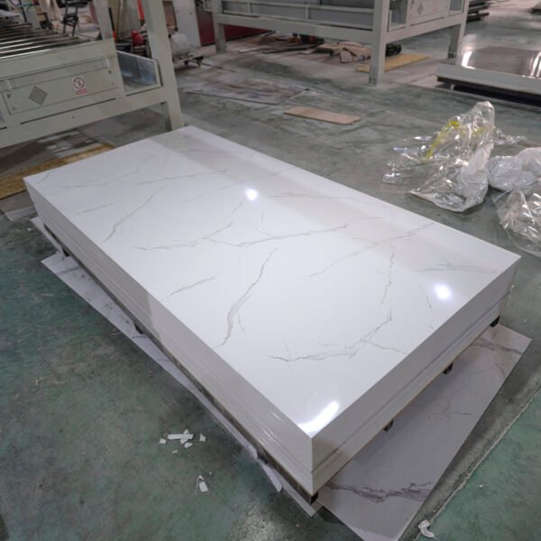 _DSF4896 UV Marble PVC Wall Panels With Metallic Veins