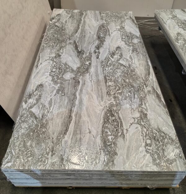 PVC Waterproof High Gloss PVC Marble Sheet 3D Wall Panel
