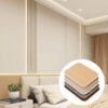Pet Marbled Bamboo Charcoal Fiber Flat Wall Panel Wpc Wood Veneer Wall Panel Pvc Foam Board