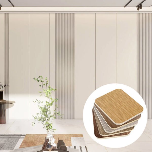 Bamboo Charcoal Wall Panel Modern Metal Plate Mirror Wood Veneer Wall Panel Bamboo Charcoal Board