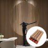 Panels Bamboo Charcoal Wood Veneer Board Decorative Wall Panel Bamboo Charcoal Wood Veneer