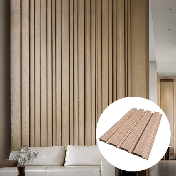Fluted Wall Panel Wpc Decorative Materials Wall Panel For Interior Decoration