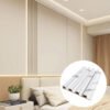 Waterproof Solid Wpc Wall Panel Multi-color Indoor Decorative Wood Substitute Wpc Composite Wall Panel