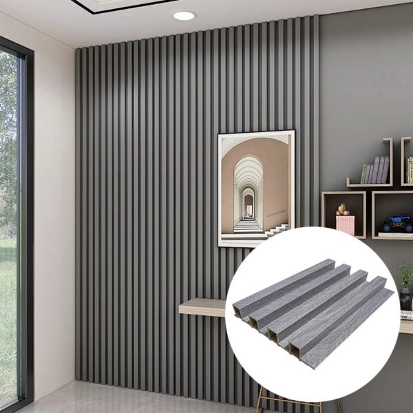 Pet Marbled Bamboo Charcoal Fiber Flat Wall Panel Wpc Wood Veneer Wall Panel Pvc Foam Board