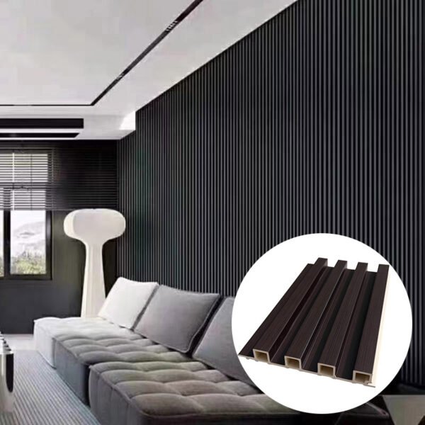 Pet Marbled Bamboo Charcoal Fiber Flat Wall Panel Wpc Wood Veneer Wall Panel Pvc Foam Board