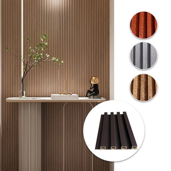Wpc Wood Substitute Wall Panel With Wood Texture Decorative Materials Seamless Board