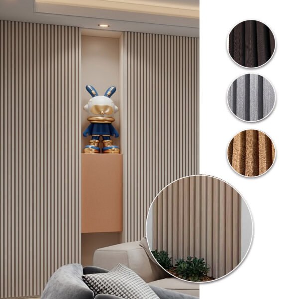Wpc Wood Substitute Wall Panel With Wood Texture Decorative Materials Seamless Board