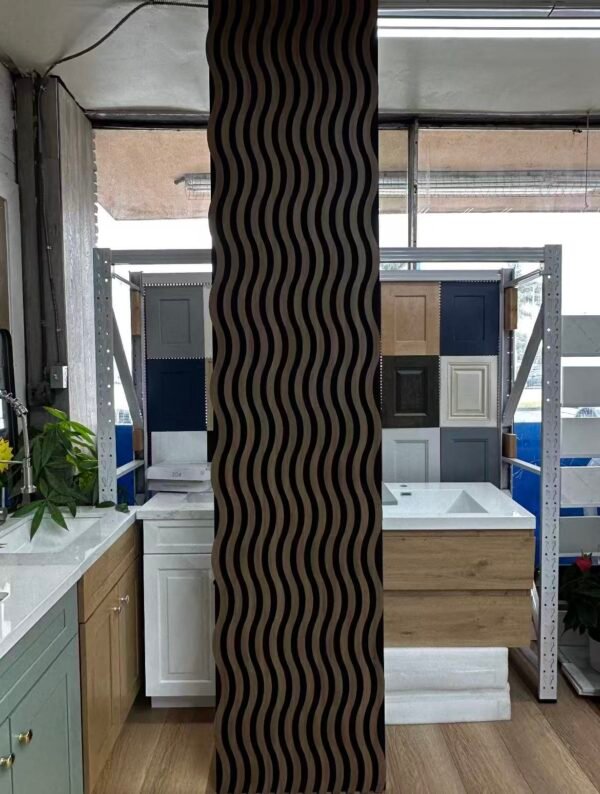 9d23f6ab876cb0432b36e7ceaaba59ed Natural Light Oak Wave Pattern Acoustic Wall Panels: Organic Warmth Meets Modern Style
