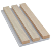Light Oak Linear Slat Acoustic Wall Panels