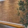 Flexible Wood-Cut Texture Soft Ceramic Wall Panels – Rustic Sawtooth Wood Grain Cladding