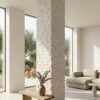 Flexible 3D Woven Grid Soft Ceramic Wall Panels – Tactical Checkerboard Cladding