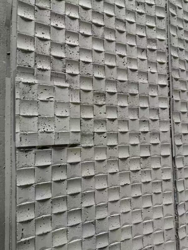 Flexible 3D Woven Grid Soft Ceramic Wall Panels – Tactical Checkerboard Cladding
