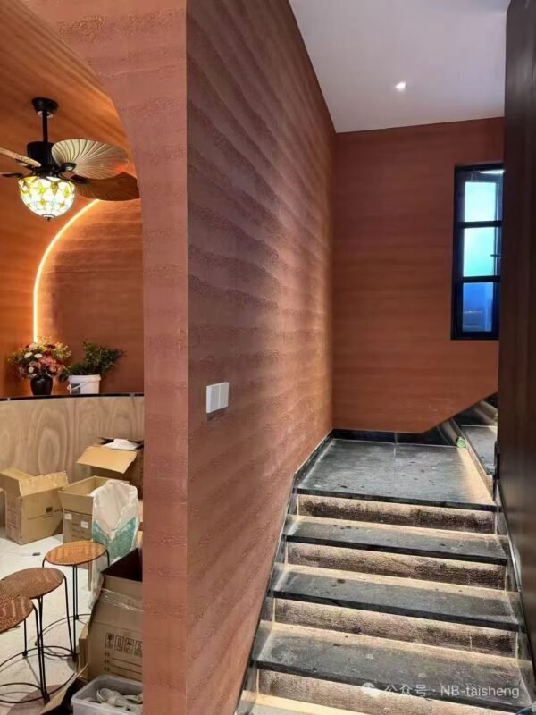 Flexible Rammed Earth Terracotta Soft Ceramic Wall Panels – Wabi-Sabi Clay Texture Cladding