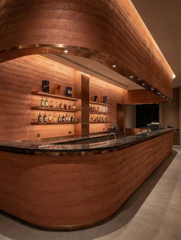 Flexible Rammed Earth Terracotta Soft Ceramic Wall Panels – Wabi-Sabi Clay Texture Cladding