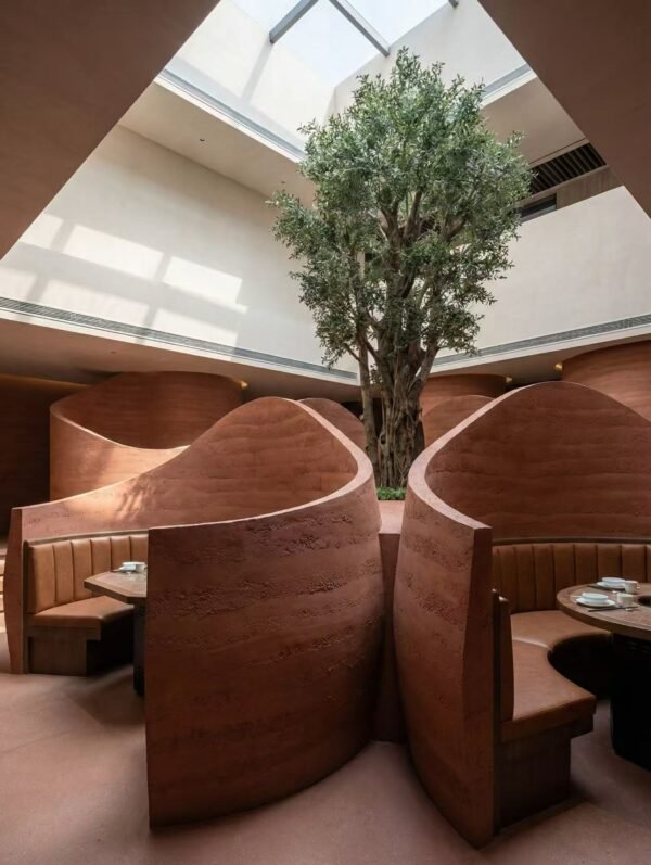 Flexible Rammed Earth Terracotta Soft Ceramic Wall Panels – Wabi-Sabi Clay Texture Cladding