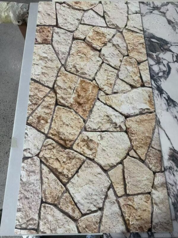 Flexible Irregular Fieldstone Soft Ceramic Wall Panels – Rustic Stacked Stone Cladding