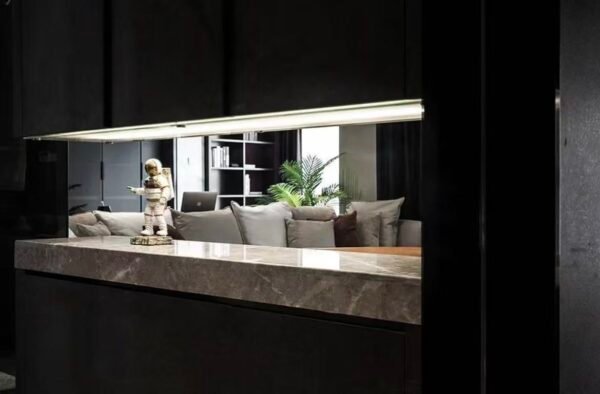 Flexible Dark Grey Slate Texture Soft Ceramic Panels – Matte Black Stone Cladding