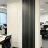 Black & Gold Linear PVC Wall Panels – Modern Fluted Feature Wall Cladding