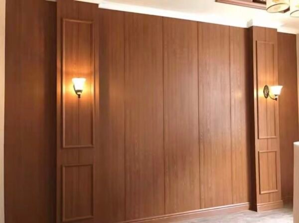 Flat Wood-Grain WPC Wall Panels – Waterproof Interlocking Cladding