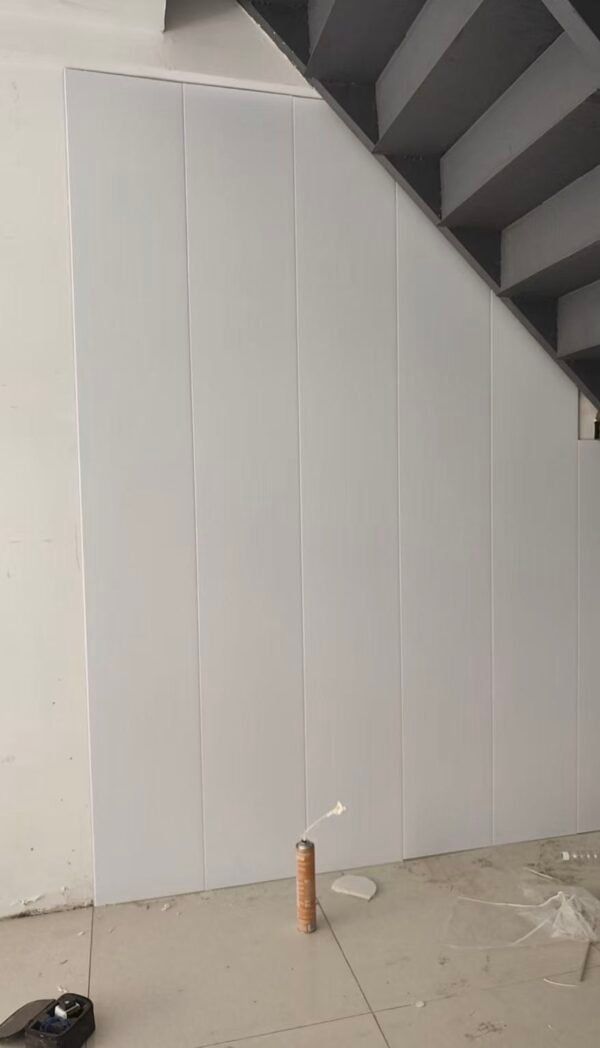 Glossy White PVC Wall & Ceiling Panels – Waterproof Interlocking Cladding
