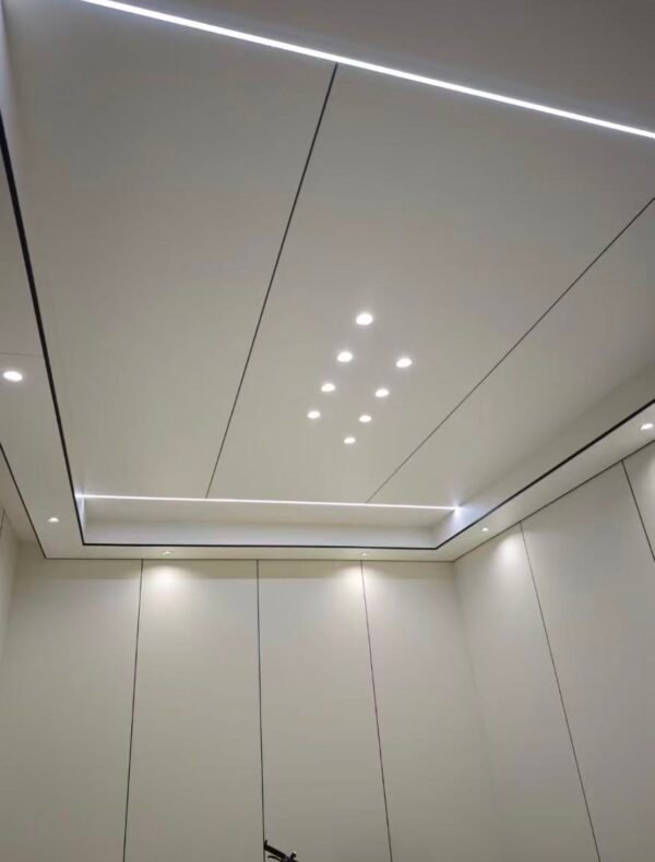 Matte White WPC Wall & Ceiling Panels – Seamless Interlocking Cladding