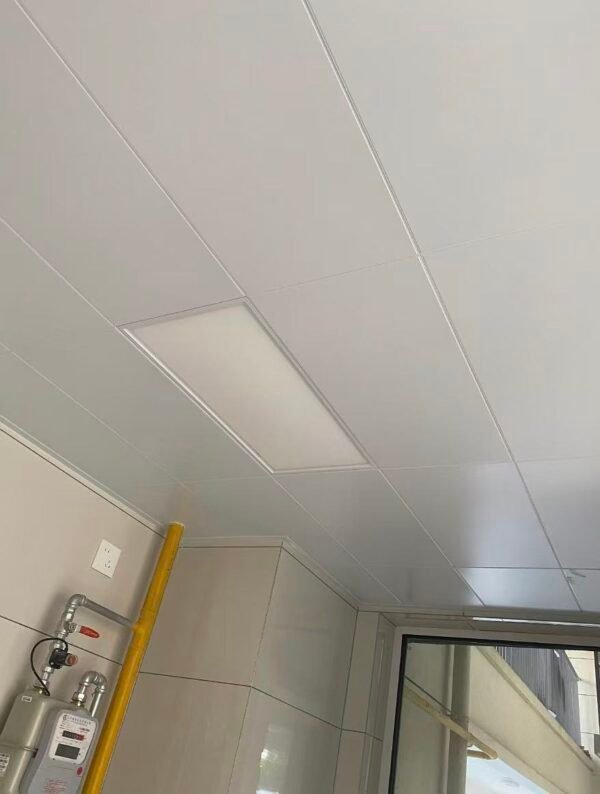 Matte White WPC Wall & Ceiling Panels – Seamless Interlocking Cladding