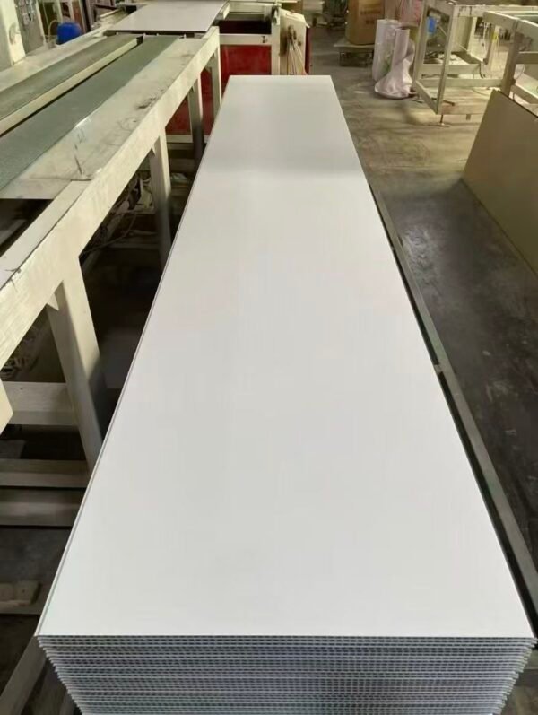 Matte White WPC Wall & Ceiling Panels – Seamless Interlocking Cladding