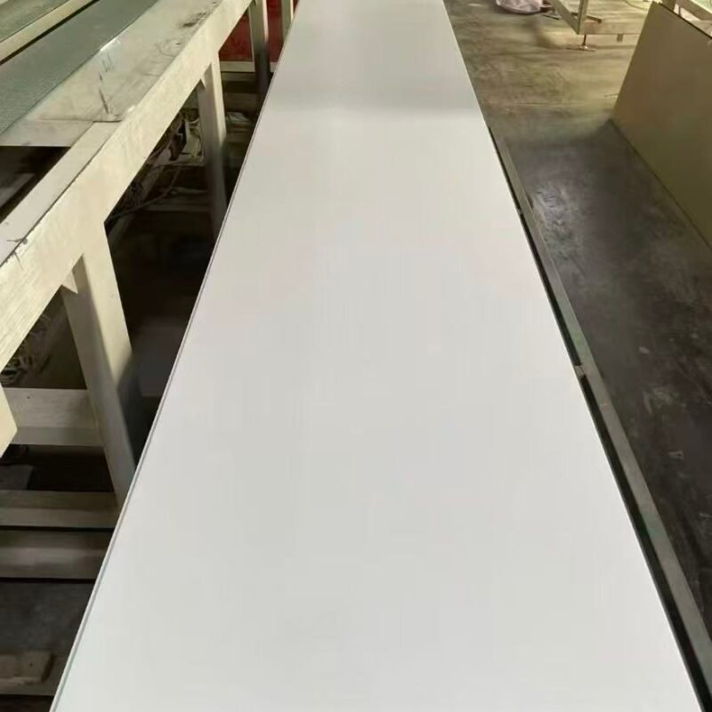 Matte White WPC Wall & Ceiling Panels – Seamless Interlocking Cladding
