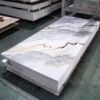 Grey & Gold Vein Marble-Effect WPC/SPC Wall Panels – High-Gloss Luxury Cladding