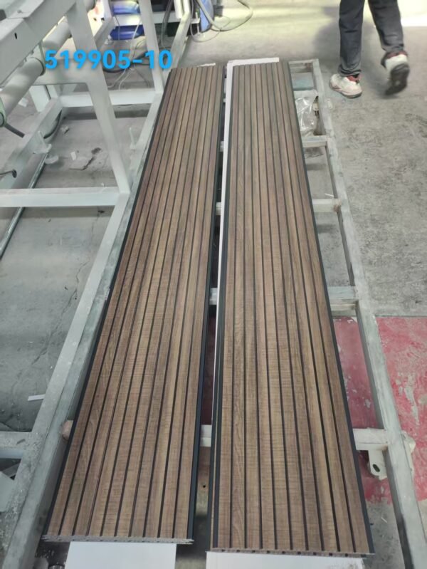 Model 519905-10 Multi Thin Groove Black Strip Wood Grain PVC Ceiling Panel & Wall Panel