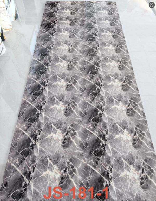 JS-181-1 Dark Gray Base with White Mesh Pattern PVC Marble Wall Sticker | Shandong Ding'en Wood Products Co., Ltd. Available sizes: 30×60/60×60/60×300/120×300cm