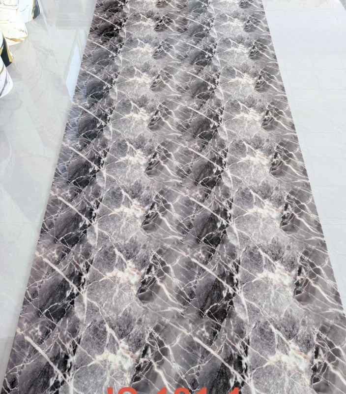 JS-181-1 Dark Gray Base with White Mesh Pattern PVC Marble Wall Sticker | Shandong Ding'en Wood Products Co., Ltd. Available sizes: 30×60/60×60/60×300/120×300cm