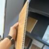 dual purpose pvc panel ceiling wall,horizontal double groove wood grain interlock pvc wall cladding,waterproof honeycomb hollow pvc decorative board,economical pvc panel for home shop renovation,Shandong Ding'en Wood Products