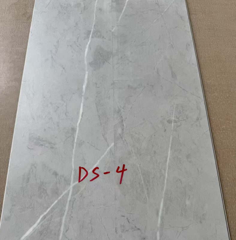 Light Grey Marble-Look SPC Flooring (DS-4)